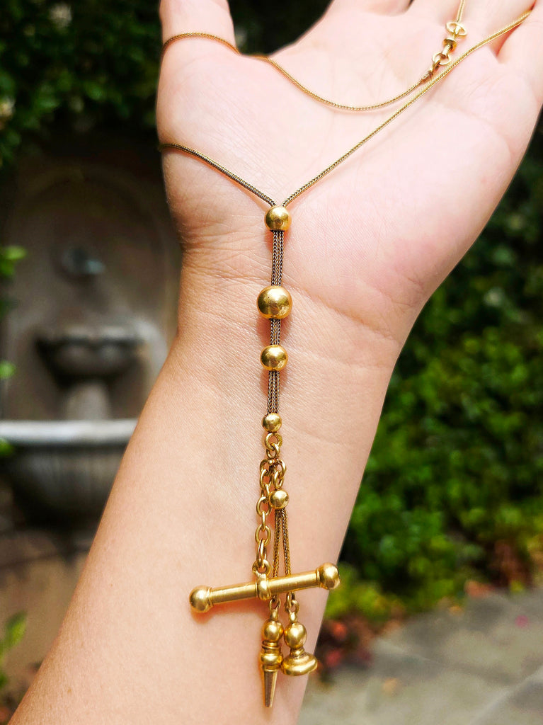 18k Antique Watch Chain Necklace | Indulgems | Antique Revival
