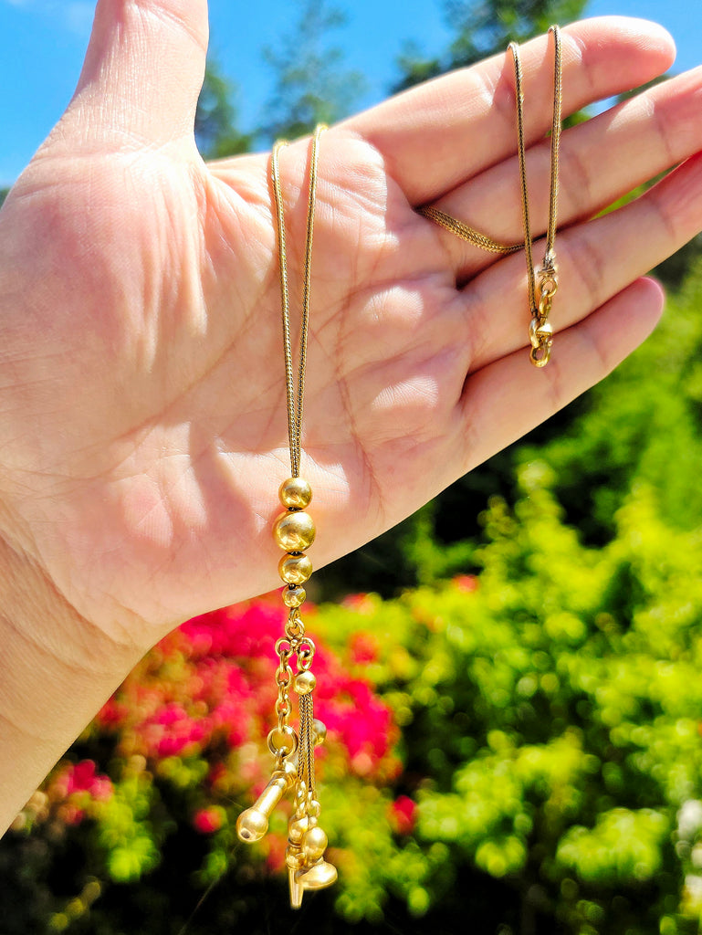 18k Antique Watch Chain Necklace | Indulgems | Antique Revival