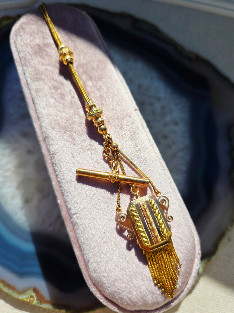 18k Gold Antique Watch Chain Necklace | Indulgems | Antique Revival