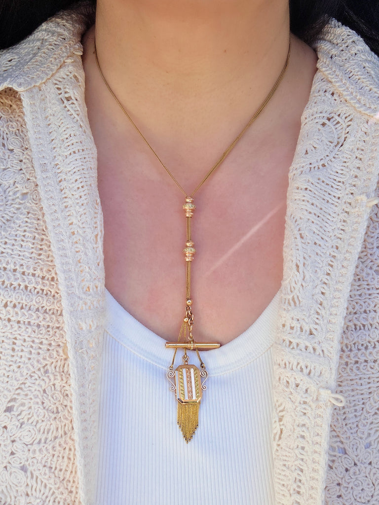 18k Gold Antique Watch Chain Necklace | Indulgems | Antique Revival