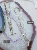 Antique Silver Watch Chain Necklace | Indulgems