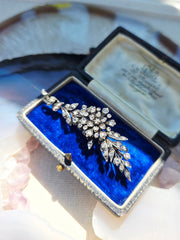 18K Yellow Gold & Silver - Antique Diamond Flower Bouquet Brooch | Indulgems | Designs in Real Gold