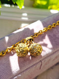 18k Yellow Gold Antique Multipurpose Chain with Large Ball Charms | Indulgems