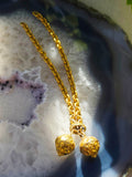 18k Yellow Gold Antique Multipurpose Chain with Large Ball Charms | Indulgems