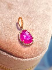 14k Yellow Gold Gemstone Charms in Ruby, Sapphire, Star & CrescentMoon | Indulgems