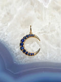 14k Yellow Gold Gemstone Charms in Ruby, Sapphire, Star & CrescentMoon | Indulgems