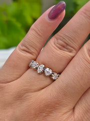 18k Solid Gold Mixed Shape Lab-grown Diamond Eternity Ring | Indulgems | Symphony Collection