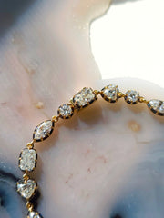 18k Solid Gold Mixed Shape Lab Diamond Bracelet | Indulgems | Symphony Collection