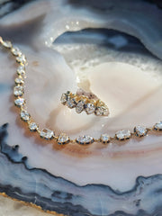 18k Solid Gold Mixed Shape Lab Diamond Bracelet | Indulgems | Symphony Collection