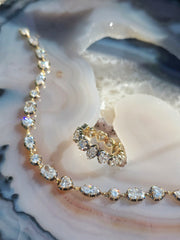 18k Solid Gold Mixed Shape Lab Diamond Bracelet | Indulgems | Symphony Collection