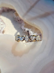 18k Solid Gold Mixed Shape Lab-grown Diamond Eternity Ring | Indulgems | Symphony Collection