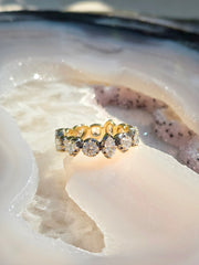 18k Solid Gold Mixed Shape Lab-grown Diamond Eternity Ring | Indulgems | Symphony Collection
