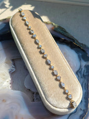 18k Solid Gold Mixed Shape Lab Diamond Bracelet | Indulgems | Symphony Collection