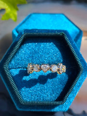 18k Solid Gold Mixed Shape Lab-grown Diamond Eternity Ring | Indulgems | Symphony Collection