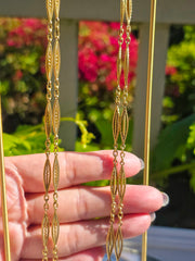 18k Solid Gold Antique Watch Chain Necklaces | Indulgems