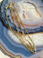 18k Solid Gold Antique Watch Chain Necklaces | Indulgems