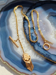 18k Solid Gold French Antique Medley Watch Chain Necklace | Indulgems | Antique Revival