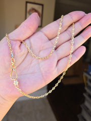 18k Yellow Gold Mariner Chain Necklace | Indulgems