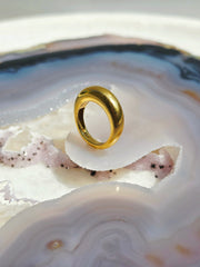 18k Solid Gold Donut Ring Band by Piaget | Indulgems | Antique Vintage Jewelry