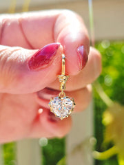 18k Yellow Gold 2 Carat Lab-grown Diamond Solitaire Pendant | Indulgems | Belle Époque Collection