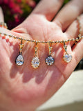 18k Yellow Gold 2 Carat Lab-grown Diamond Solitaire Pendant | Indulgems | Belle Époque Collection