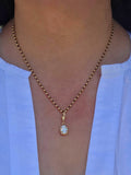 18k Solid Gold 2 Carat Lab-grown Diamond Solitaire Pendant | Indulgems | Belle Époque Collection