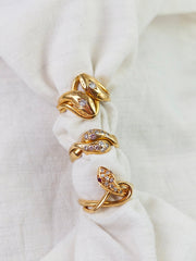 18K Solid Gold Diamond Antique Double Headed Snake Ring Sz 5.5 | Antique Jewelry | Indulgems | Designs in Real Gold