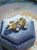 18k Solid Gold Lab-grown Diamond Huggie Earrings | Indulgems