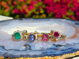 14k Yellow Gold 2.51ct Mahenge Spinel Pink Gemstone Ring Size 7 | Indulgems | Emma