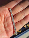 Platinum & 18k White Gold French Antique Old Cut Diamond Brooch | Indulgems