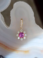 14k Gold 2.15ct Mahenge Spinel & Diamond Pendant | Indulgems | Diana