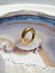 18k Solid Gold Donut Ring Band by Piaget | Indulgems | Antique Vintage Jewelry
