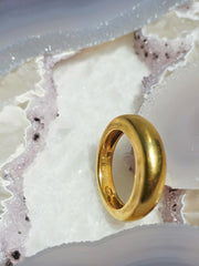 18k Solid Gold Donut Ring Band by Piaget | Indulgems | Antique Vintage Jewelry