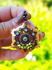 18k Solid Gold & Silver Antique Diamond Pendant | Indulgems