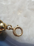 14k Solid Gold Vintage Ball & Circle Unique Chunky Bracelet | Indulgems