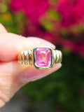 14k Yellow Gold 2.51ct Mahenge Spinel Pink Gemstone Ring Size 7 | Indulgems | Emma