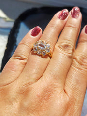 14k Yellow Gold Morganite Gemstone Ring size 8 | Indulgems