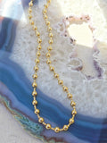 14k Yellow Gold Ball Chain Necklace | Indulgems