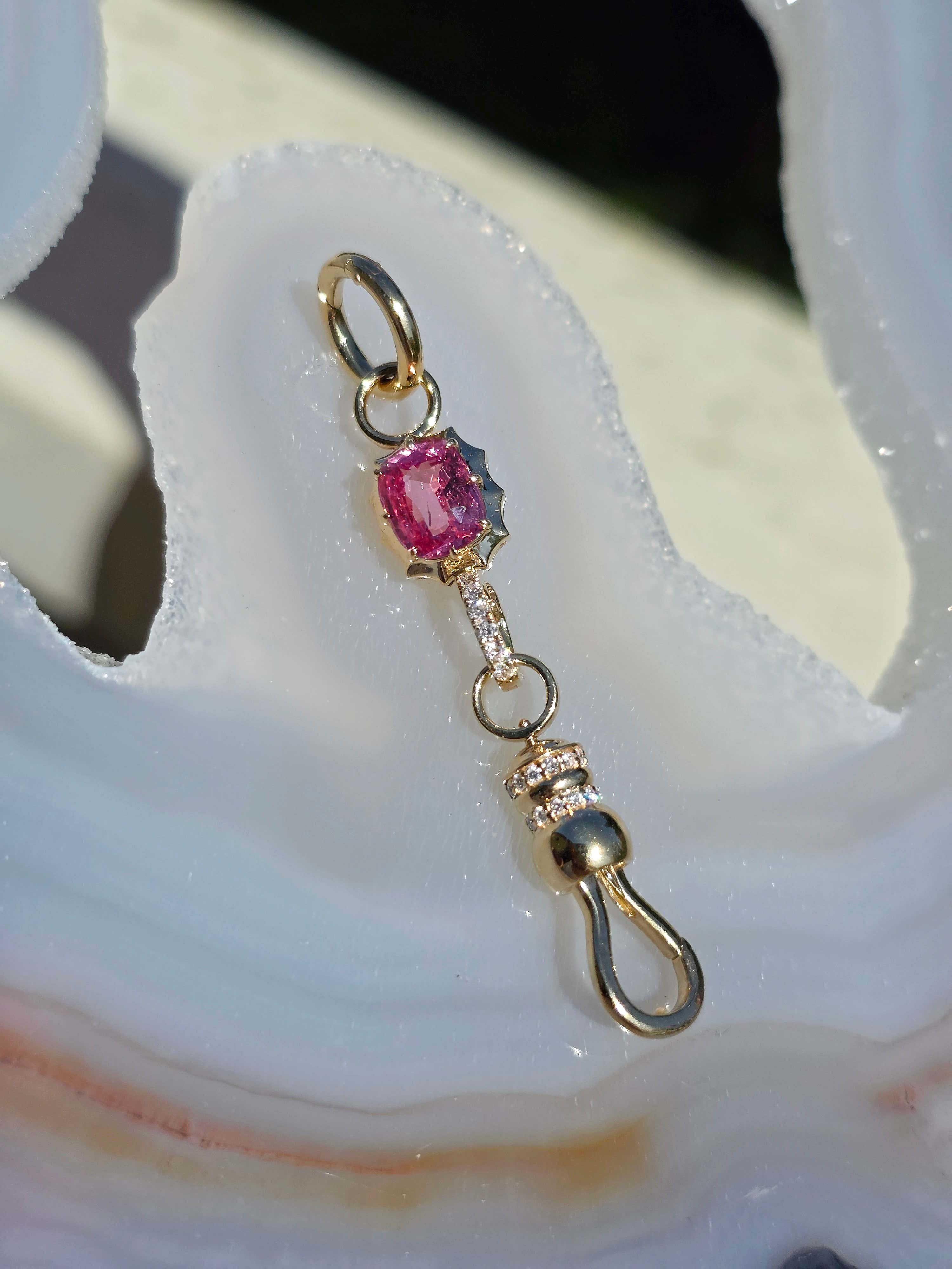 14k Yellow Gold 3 Part Connector | Indulgems