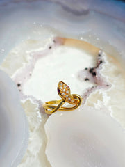 18K Solid Yellow Gold Antique Snake Ring with Diamond and Ruby Size 6.5 | Antique Jewelry | Indulgems | Designs in Real Gold