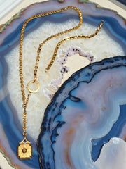 18k Solid Gold French Eagle Hallmark Antique Watch Chain Necklace | Indulgems | Medley Collection