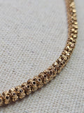 Antique 18K Yellow Gold Cannatille Long Chain Necklace 28"