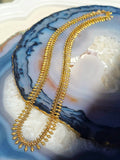 14k Yellow Gold Antique Fringe Necklace | Indulgems