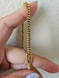 Antique 18K Yellow Gold Cannatille Long Chain Necklace 28"