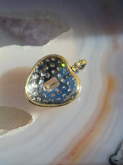 Platinum & 14K Gold Lab-grown Diamond Heart Locket Pendant | Indulgems