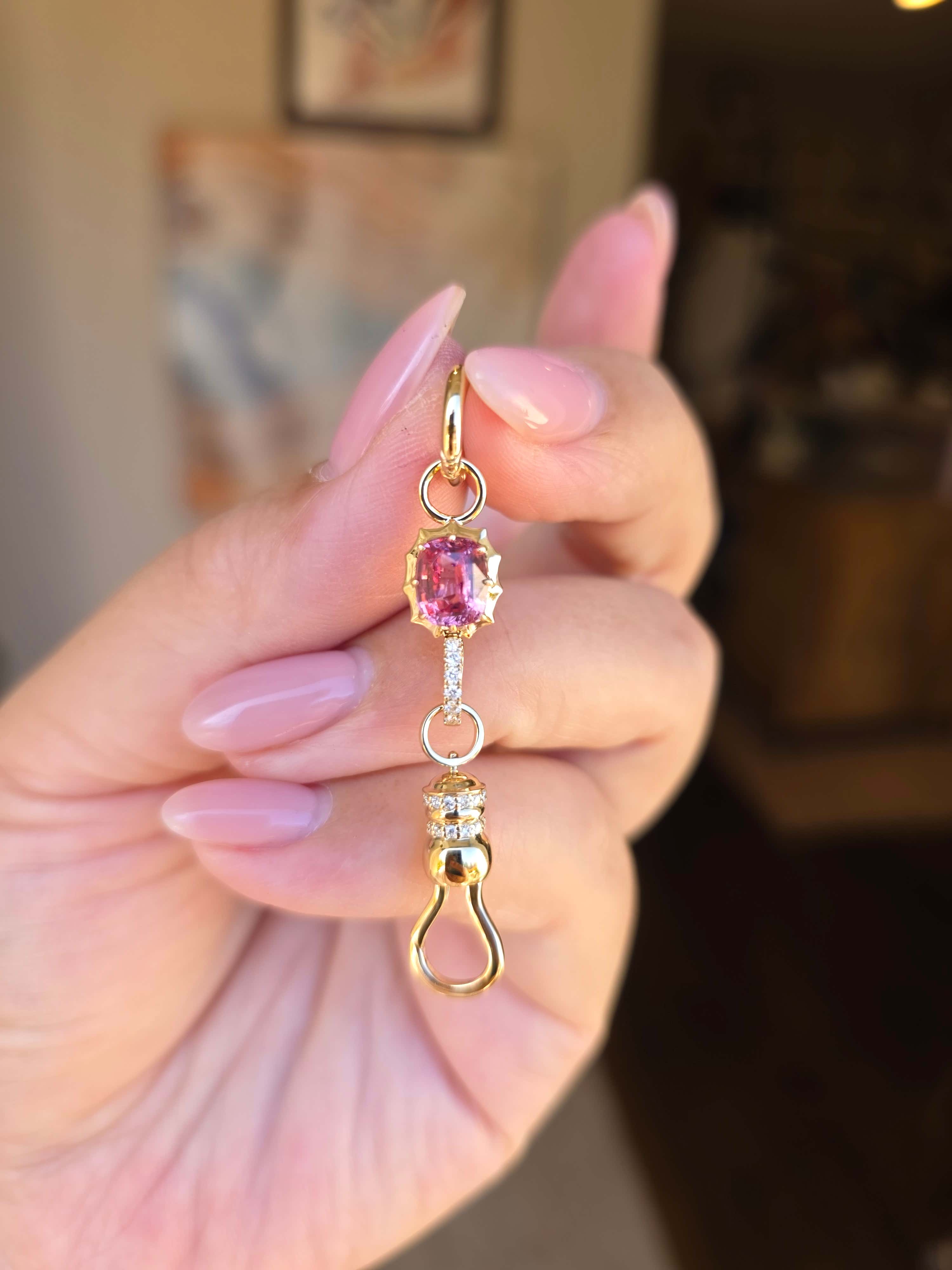 14k Yellow Gold 3 Part Connector | Indulgems