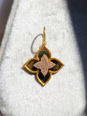 Four Leaf Clover Diamond 14K Gold Pendant