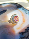 18k Gold & Platinum Star Kunzite Statement Ring | Indulgems | Hanabi Collection