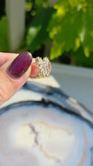 18k Solid Gold 4ct Marquise Lab Diamond Earrings | Indulgems | Aurora Collection