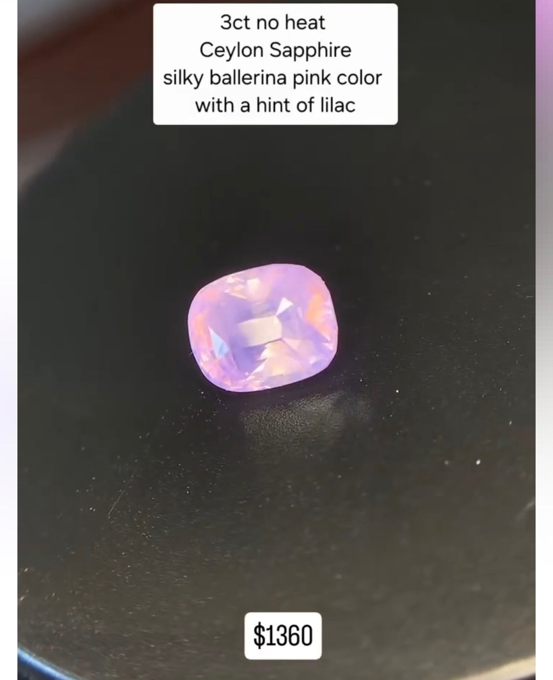 Private listing for Stone Adornments on IG